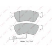 Колодки тормозные дисковые передний для AUDI A6(4F2,4F5,C6), A8(4E#) / VW PHAETON(3D#) <b>LYNXauto BD-1222</b>
