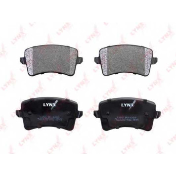 Колодки тормозные дисковые задний для AUDI A4(8K2,8K5,8KH,B8), A5(8F7,8T3,8TA), Q5(8R) <b>LYNXauto BD-1223</b>-1
