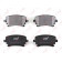 Колодки тормозные дисковые задний для AUDI A4, A6, A8 / VW MULTIVAN, TRANSPORTER <b>LYNXauto BD-1224</b>