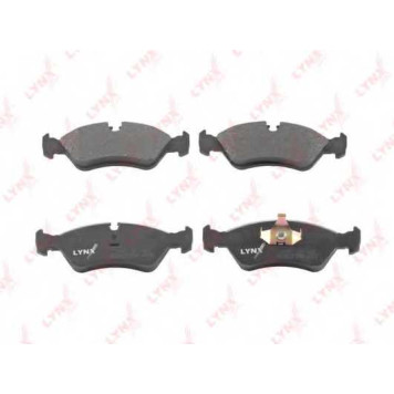 Колодки тормозные дисковые передний для CHEVROLET LANOS / DAEWOO ARANOS, CIELO, ESPERO, LANOS, NEXIA / OPEL ASTRA, KADETT, OMEGA, VECTRA <b>LYNXauto BD-1402</b>-1