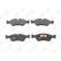 Колодки тормозные дисковые передний для CHEVROLET LANOS / DAEWOO ARANOS, CIELO, ESPERO, LANOS, NEXIA / OPEL ASTRA, KADETT, OMEGA, VECTRA <b>LYNXauto BD-1402</b>
