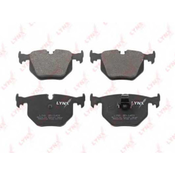 Колодки тормозные дисковые задний для BMW 3(E46), 5(E39), 7(E38), X3(E83), X5(E53), Z4(E85,E86), Z8(E52) <b>LYNXauto BD-1403</b>-1