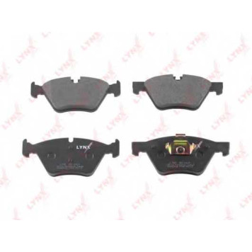 Колодки тормозные дисковые передний для BMW 3(E90,E91,E92,E93), 5(E60,E61), X1(E84), Z4(E89) <b>LYNXauto BD-1414</b>-1