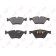 Колодки тормозные дисковые передний для BMW 3(E90,E91,E92,E93), 5(E60,E61), X1(E84), Z4(E89) <b>LYNXauto BD-1414</b>