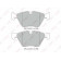 Колодки тормозные дисковые передний для BMW 3(E90,E91,E92,E93), 5(E60,E61), X1(E84), Z4(E89) <b>LYNXauto BD-1414</b>