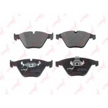 Колодки тормозные дисковые передний для BMW 1(E82), 3(E90,E91,E92,E93), 5(E60,E61), 6(E63,E64), 7(E65,E66,E67), X1(E84), Z4(E89) <b>LYNXauto BD-1415</b>-1