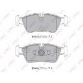 Колодки тормозные дисковые передний для BMW 1(E81,E82,E87,E88), 3(E90) <b>LYNXauto BD-1422</b>