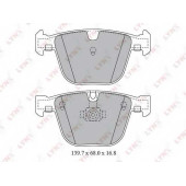 Колодки тормозные дисковые задний для BMW 1(E82), 3(E90,E92,E93), 5(E60,E61), 6(E63,E64), 7(E65,E66,E67), X5(E70), X6(E71,E72) <b>LYNXauto BD-1425</b>