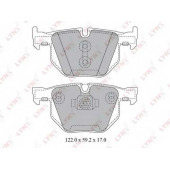 Колодки тормозные дисковые задний для BMW X5(E70), X6(E71,E72) <b>LYNXauto BD-1428</b>