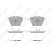 Колодки тормозные дисковые передний для BMW X5(E70), X6(E71,E72) <b>LYNXauto BD-1432</b>