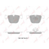 Колодки тормозные дисковые задний для BMW 5(F07), 7(F01,F02,F03,F04) <b>LYNXauto BD-1433</b>