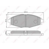 Колодки тормозные дисковые передний для CHERY QQ3 / CHEVROLET MATIZ(M200,M250), SPARK / DAEWOO LANOS(KLAT), MATIZ(KLYA) <b>LYNXauto BD-1801</b>
