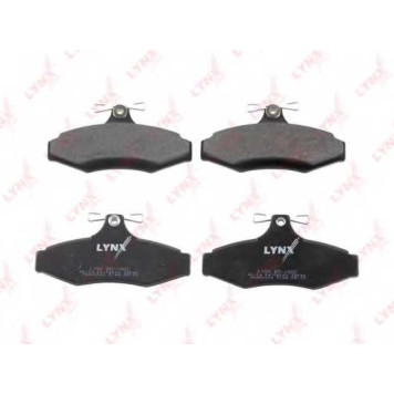 Колодки тормозные дисковые задний для DAEWOO LACETTI, LEGANZA, MUSSO, NUBIRA / MITSUBISHI MAGNA, VERADA / SSANGYONG KORANDO, MUSSO SPORTS, MUSSO <b>LYNXauto BD-1802</b>-1