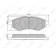 Колодки тормозные дисковые передний для CHEVROLET AVEO(T200,T250,T255), KALOS / DAEWOO AVEO, KALOS(KLAS) <b>LYNXauto BD-1803</b>