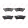 Колодки тормозные дисковые задний для CHEVROLET AVEO(T250,T255), LACETTI(J200), NUBIRA, OPTRA(1J#) / DAEWOO LACETTI(J200,KLAN), NUBIRA(KLAJ,KLAN) <b>LYNXauto BD-1807</b>