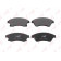 Колодки тормозные дисковые передний для CHEVROLET AVEO(T300), CRUZE(J300,J305,J308) / OPEL ASTRA <b>LYNXauto BD-1810</b>
