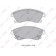 Колодки тормозные дисковые передний для CHEVROLET AVEO(T300), CRUZE(J300,J305,J308) / OPEL ASTRA <b>LYNXauto BD-1810</b>