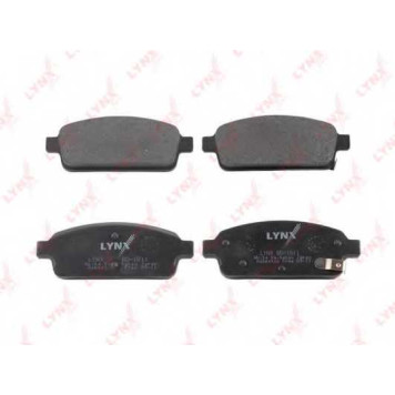 Колодки тормозные дисковые задний для CHEVROLET CRUZE(J300,J305,J308), ORLANDO(J309) / OPEL ASTRA GTC J, ASTRA, ZAFIRA(P12) <b>LYNXauto BD-1811</b>-1