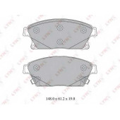 Колодки тормозные дисковые передний для CHEVROLET CRUZE, ORLANDO, TRACKER, VOLT / DAIHATSU CHARADE / OPEL AMPERA, ASTRA GTC J, ASTRA, MOKKA, ZAFIRA <b>LYNXauto BD-1813</b>