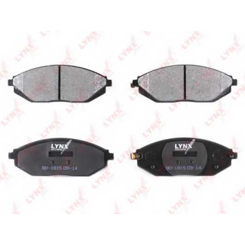Колодки тормозные дисковые передний для CHEVROLET SPARK(M300) <b>LYNXauto BD-1815</b>-1