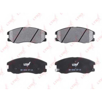 Колодки тормозные дисковые передний для CHEVROLET CAPTIVA(C100,C140), EQUINOX / DAEWOO WINSTORM / OPEL ANTARA <b>LYNXauto BD-1816</b>-1