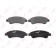 Колодки тормозные дисковые передний для CITROEN BERLINGO, C3, C4, DS3, XSARA / PEUGEOT 1007, 206, 207, 208, 307, PARTNER <b>LYNXauto BD-2201</b>