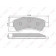 Колодки тормозные дисковые передний для CITROEN BERLINGO, C3, C4, DS3, XSARA / PEUGEOT 1007, 206, 207, 208, 307, PARTNER <b>LYNXauto BD-2201</b>