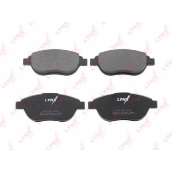 Колодки тормозные дисковые для CITROEN BERLINGO, C3, C4, XSARA / FIAT DOBLO, IDEA / LANCIA MUSA / PEUGEOT 1007, 206, 207, 307, 4008 <b>LYNXauto BD-2202</b>-1