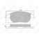 Колодки тормозные дисковые для CITROEN BERLINGO, C3, C4, XSARA / FIAT DOBLO, IDEA / LANCIA MUSA / PEUGEOT 1007, 206, 207, 307, 4008 <b>LYNXauto BD-2202</b>