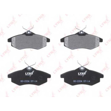 Колодки тормозные дисковые передний для CITROEN C2(JM#), C3(FC#) <b>LYNXauto BD-2204</b>-1