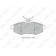 Колодки тормозные дисковые передний для CITROEN C2(JM#), C3(FC#) <b>LYNXauto BD-2204</b>