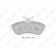 Колодки тормозные дисковые передний для CITROEN C2(JM#), C3(FC#,HB#) <b>LYNXauto BD-2205</b>