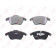 Колодки тормозные дисковые передний для CITROEN C4 / PEUGEOT 207, 208, 3008, 307, 308, RCZ / SKODA CITIGO / VW BEETLE, JETTA, UP <b>LYNXauto BD-2206</b>