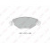 Колодки тормозные дисковые передний для CITROEN C5(DC#,DE#,RC#,RE#) <b>LYNXauto BD-2208</b>