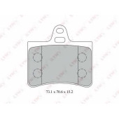 Колодки тормозные дисковые задний для CITROEN C5(DC#,DE#,RC#,RE#) <b>LYNXauto BD-2210</b>