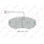 Колодки тормозные дисковые передний для CITROEN JUMPER(230,230L,230P,244,Z#) / FIAT DUCATO(230,230L,244,Z#) / PEUGEOT BOXER(230L,230P,244,Z#,ZCT#) <b>LYNXauto BD-2215</b>
