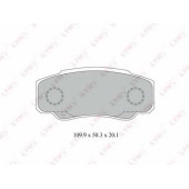 Колодки тормозные дисковые задний для CITROEN JUMPER(230,230L,230P,244,Z#) / FIAT DUCATO(230,230L,244,Z#) / PEUGEOT BOXER(230L,230P,244,Z#,ZCT#) <b>LYNXauto BD-2217</b>