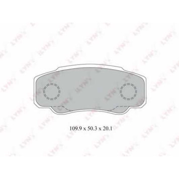Колодки тормозные дисковые задний для CITROEN JUMPER(230,230L,230P,244,Z#) / FIAT DUCATO(230,230L,244,Z#) / PEUGEOT BOXER(230L,230P,244,Z#,ZCT#) <b>LYNXauto BD-2217</b>
