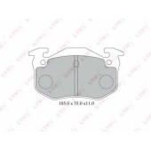 Колодки тормозные дисковые задний для CITROEN SAXO, XSARA, ZX / PEUGEOT 106, 205, 206, 306 / RENAULT 11, 19, 9, CLIO, MEGANE, THALIA <b>LYNXauto BD-2222</b>