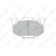 Колодки тормозные дисковые задний для CITROEN SAXO, XSARA, ZX / PEUGEOT 106, 205, 206, 306 / RENAULT 11, 19, 9, CLIO, MEGANE, THALIA <b>LYNXauto BD-2222</b>