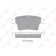Колодки тормозные дисковые задний для CITROEN C4(UA#,UD#) <b>LYNXauto BD-2226</b>