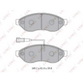Колодки тормозные дисковые передний для CITROEN JUMPER, ZX(N2) / FIAT DUCATO(250,290) / PEUGEOT BOXER <b>LYNXauto BD-2828</b>