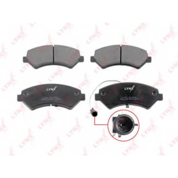 Колодки тормозные дисковые передний для CITROEN JUMPER / FIAT DUCATO(250,290) / PEUGEOT BOXER <b>LYNXauto BD-2829</b>-1