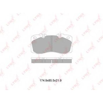Колодки тормозные дисковые <b>LYNXauto BD-2831</b>