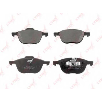 Колодки тормозные дисковые передний для FORD C-MAX(DM2), FOCUS(DA#), KUGA / MAZDA 3(BK,BL), 5(CR19,CW), PREMACY(CP) / VOLVO C30, C70, S40(MS), V50(MW) <b>LYNXauto BD-3001</b>-1