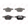Колодки тормозные дисковые передний для FORD C-MAX(DM2), FOCUS(DA#), KUGA / MAZDA 3(BK,BL), 5(CR19,CW), PREMACY(CP) / VOLVO C30, C70, S40(MS), V50(MW) <b>LYNXauto BD-3001</b>