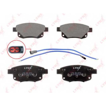 Колодки тормозные дисковые задний для FORD TRANSIT TOURNEO, TRANSIT <b>LYNXauto BD-3003</b>-1
