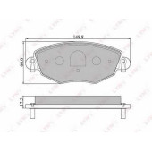 Колодки тормозные дисковые передний для FORD MONDEO(B4Y,B5Y,BWY) <b>LYNXauto BD-3006</b>