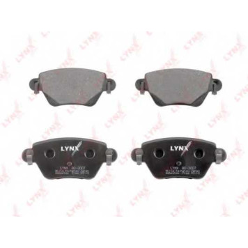 Колодки тормозные дисковые задний для FORD MONDEO(B4Y,B5Y,BWY) / RENAULT KANGOO Express(FC0/1#), KANGOO(KC0/1#) <b>LYNXauto BD-3007</b>-1