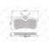Колодки тормозные дисковые задний для FORD FIESTA(JD#,JH#), FOCUS(DAW,DBW,DFW,DNW) <b>LYNXauto BD-3010</b>